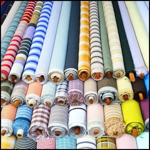 Wholesale fabric rolls sourced from Keqiao textile market, China